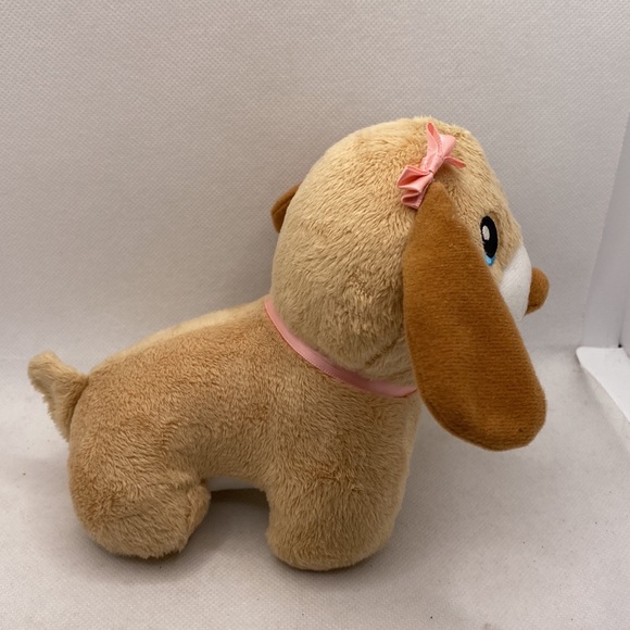 Vtech Plush Dog Care For Me Learning Carrier Replacement Part Brown Pink Bow - Picture 5 of 9